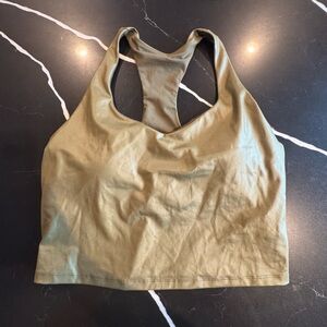 Fabletics Olive‎ Green Cropped Tank